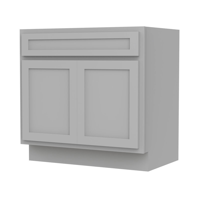 39'' Single Bathroom Vanity Base Only, Gray