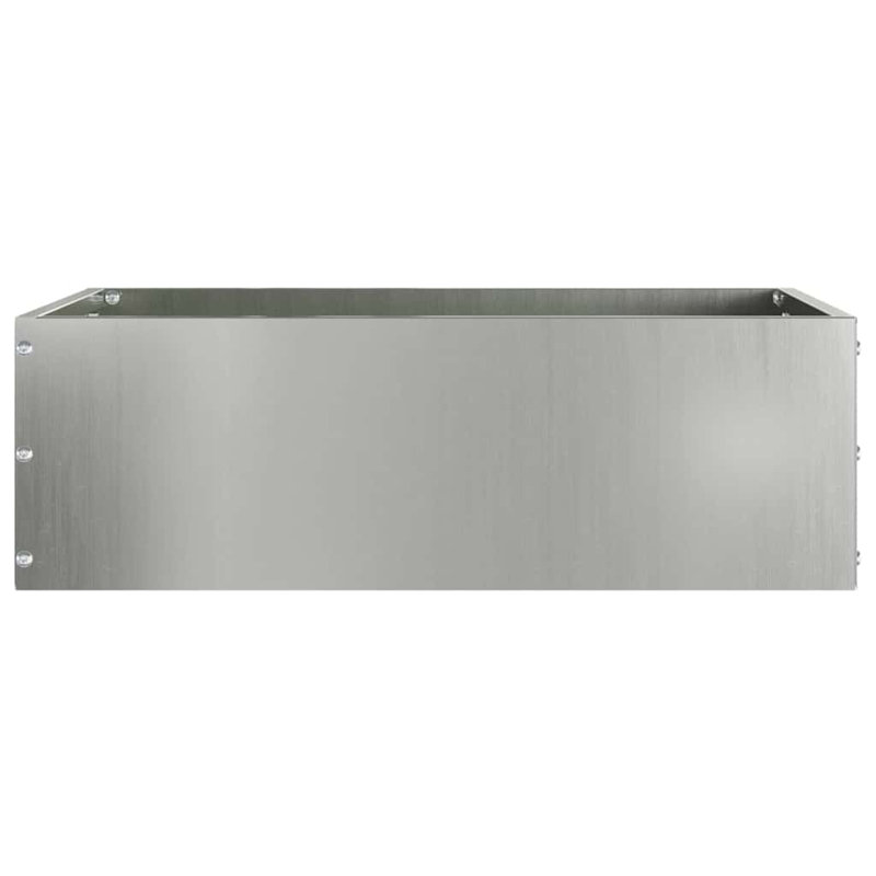 13 cm H Galvanised Steel, 13cm H x 40cm W