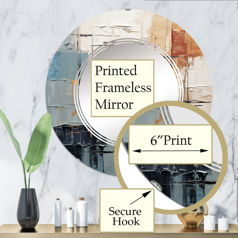 Nyquist Circle Wall Mirror, 32" x 32"