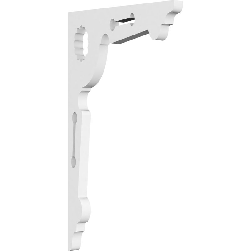 Support de qualité architecturale Hurley, L 5/8 po x P 7 po x H 12 po, Cena, PVC