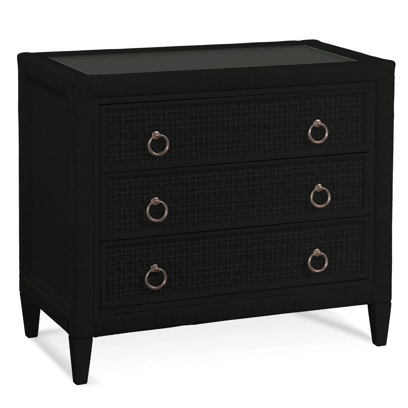 Monterey 36" Dresser, Black, Yes, Satin Nickel