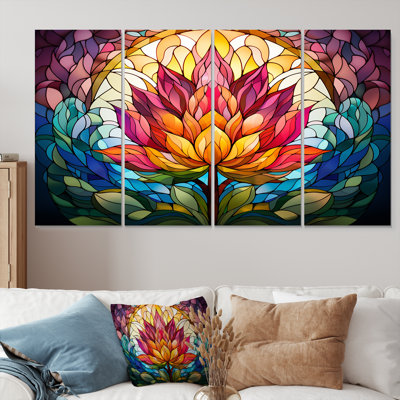 Tarcia - Lotus Wall Art 4 Piece