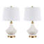 Ensemble de 2 lampes de table en céramique Clara