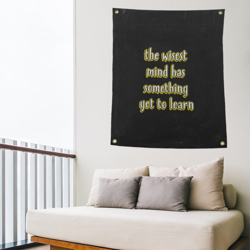 Polyester Tapestry, 36" H x 26" W, Yellow