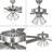 Hutcheson 52'' Ceiling Fan with Light Kit-974987726