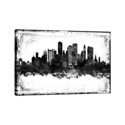 " Boston Framed Skylines " Graphic Art