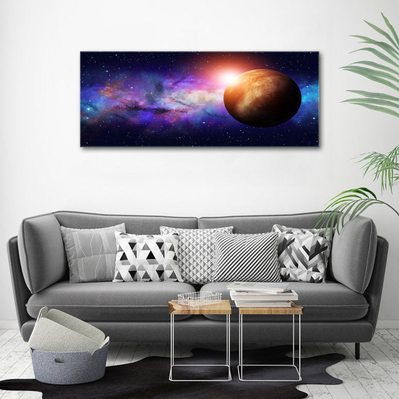 Nebula - No Frame Print on Glass, Canvas, 50cm H x 125cm W x 2cm D