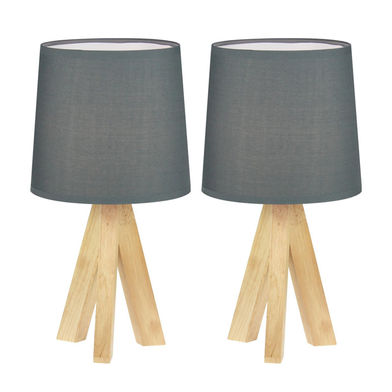 Holladay Solid Wood Tripod Lamp