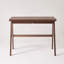 Bureau d'ordinateur 100% bois d'hévéa massif, bureau d'écriture rétro en noyer avec tiroir, structure robuste en A, table d'étude de bureau à domicile standard de 39,37 po x 21,65 po, 0,71 po d'épaisseur