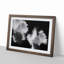 Pair of Daffodils in Abstract - Picture Frame Graphic Art Print-55735162-55735170