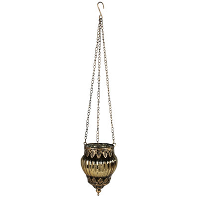 Fez Hanging Lantern, Glass - Sm