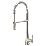 Sinema Pre-Rinse High Arc Spring Pull Down Single Handle Kitchen Faucet