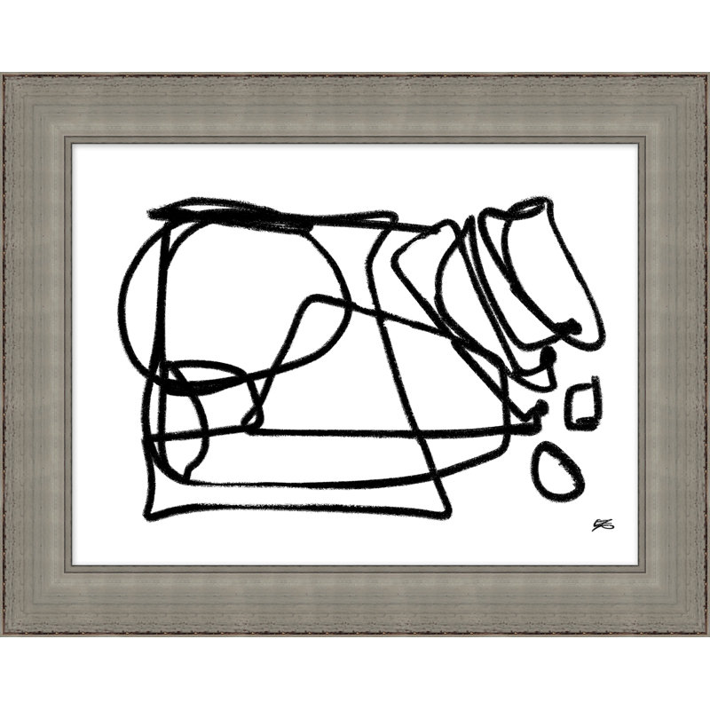 Storied Lines 1 par Thom Filicia - Peinture encadrée sur papier