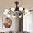 39.4" Bladeless Ceiling Fan with Remote and 10 lights-1419108094