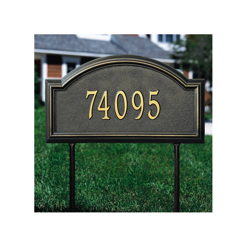 Plaque d'adresse sur 1 ligne Providence, Oui