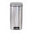 Steel Step On Kitchen Trash Can - 7.92 Gallons