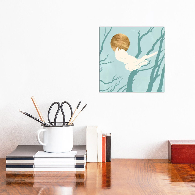 Silent Hunter II by Jacob Green - Wrapped Canvas Painting, 30.48cm H x 30.48cm W x 1.9cm D
