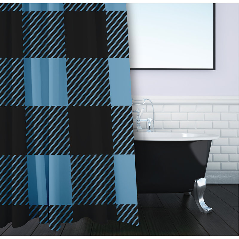 Rideau de douche Warrensburg, Chambray