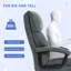 Chaise de bureau 1 pièce L 31,1 po x l 27 po x H 49,2 po Polyester Gris jusqu'à 450 lb