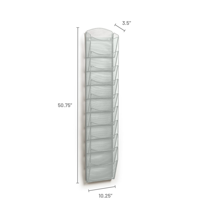 Porte-revues 10 poches Onyx