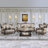 2 Piece Linen Standard Living Room Set
