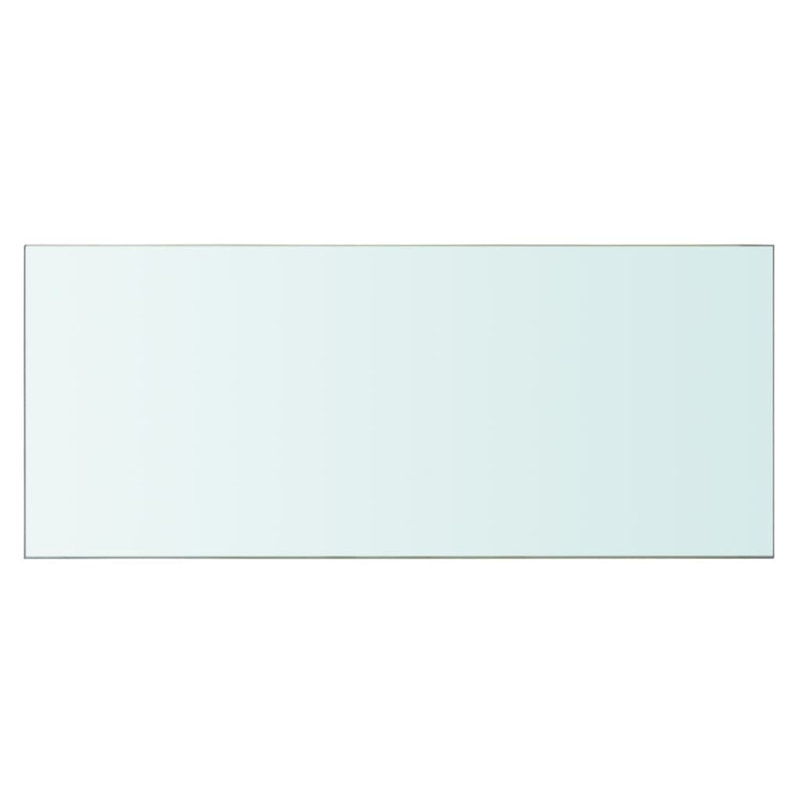 Wall Shelf Floating Shelf Display Shelf Wall Mounted Tempered Glass, 0.31" H x 27.6" W x 11.8" D