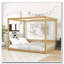 Lit en bois d'hévéa avec clôture Canopy-349779587