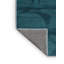 Tapis bleu abstrait lavable à la machine-991150919