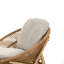 Chaise longue d'extérieur en osier avec coussin, ensemble de 2-1745166786-1745166784-1745166789