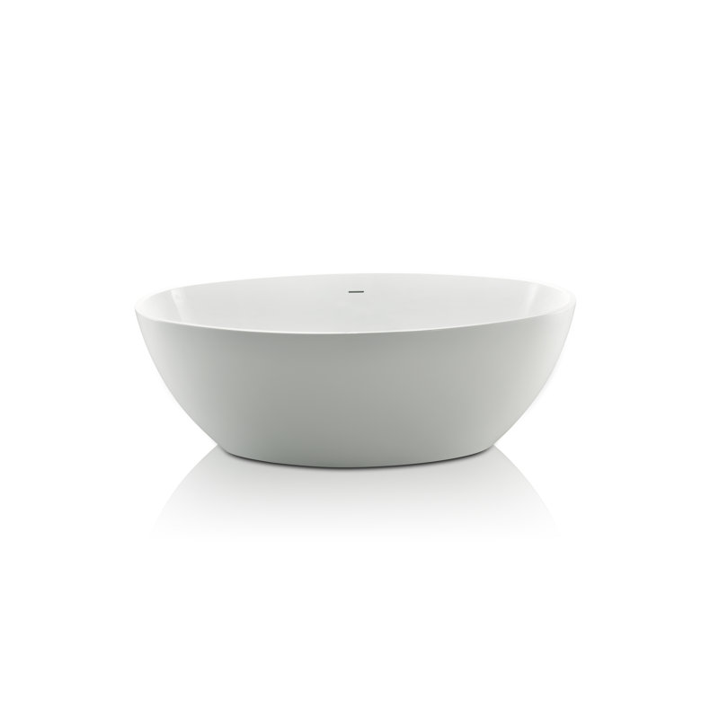 59.05'' x 33.46'' Soaking Acrylic Bathtub