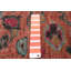 Tapis cuivre / rouge en laine fait à la main Jules Serapi-74503896