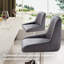  Grey Velvet 2 Set Bar Stools