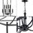 8 - Light Dimmable Lantern Geometric Chandelier