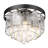 Livingon Clear Glass Flush Mount-1696942327