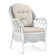 Chaise avec accoudoirs rembourrée Everglade