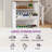 Herik 16-Pair Tipping Bucket Shoe Storage Cabinet with Shelves -2093883819