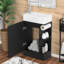 Meuble-lavabo 18,6 po avec tablette à deux niveaux, lavabo simple inclus-1991362488