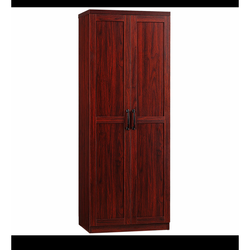 Armoire de rangement autoportante avec 5 tablettes et 2 tablettes réglables, garde-robe
