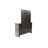 Appealing Gray Oak Chest Of Drawers, 59" X 16" 36"h, Strong Wood Stuff Wonderful Made