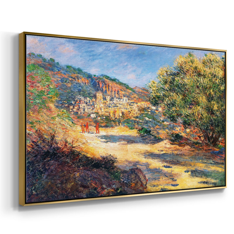 The Road To Monte Carlo, 1883, reproduction d'art sur toile, H 25 po x l 37 po x P 2 po, Or