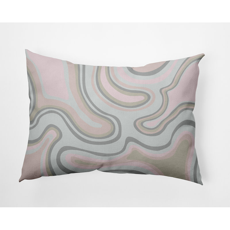 Coussin décoratif Agate O5PGN420PK17, H 14 po x l 20 po, Rectangle
