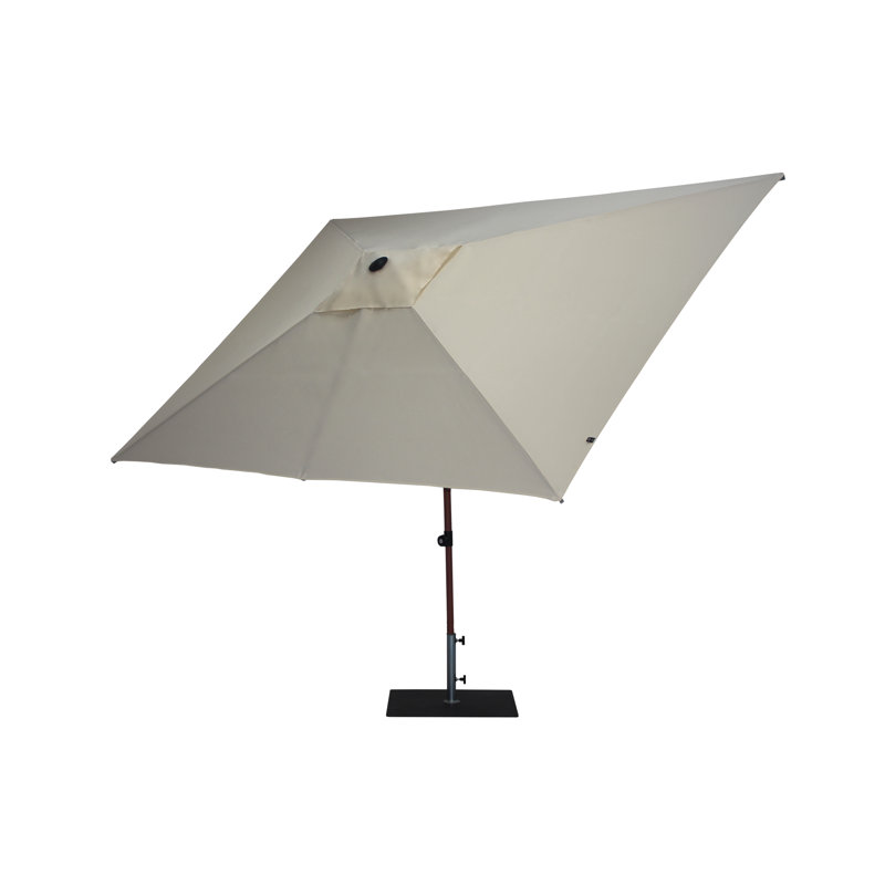 Aolaith 300cm X 200cm Rectangular Market Parasol, Brown