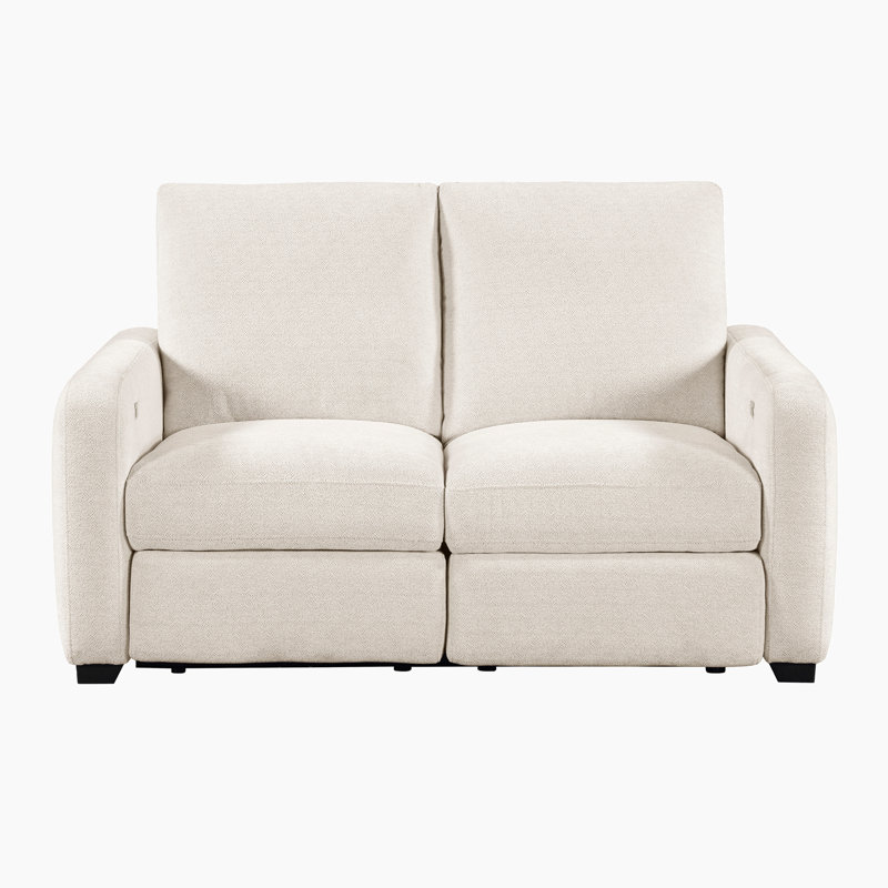 Betances 63.5" Modern & Contemporary Power Double Reclining Love Seat with USB Charging Ports