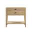 Élégante table de chevet à 1 tiroir avec tablette ouverte, parfaite pour les chambres à coucher et les salons modernes, aucun assemblage requis.