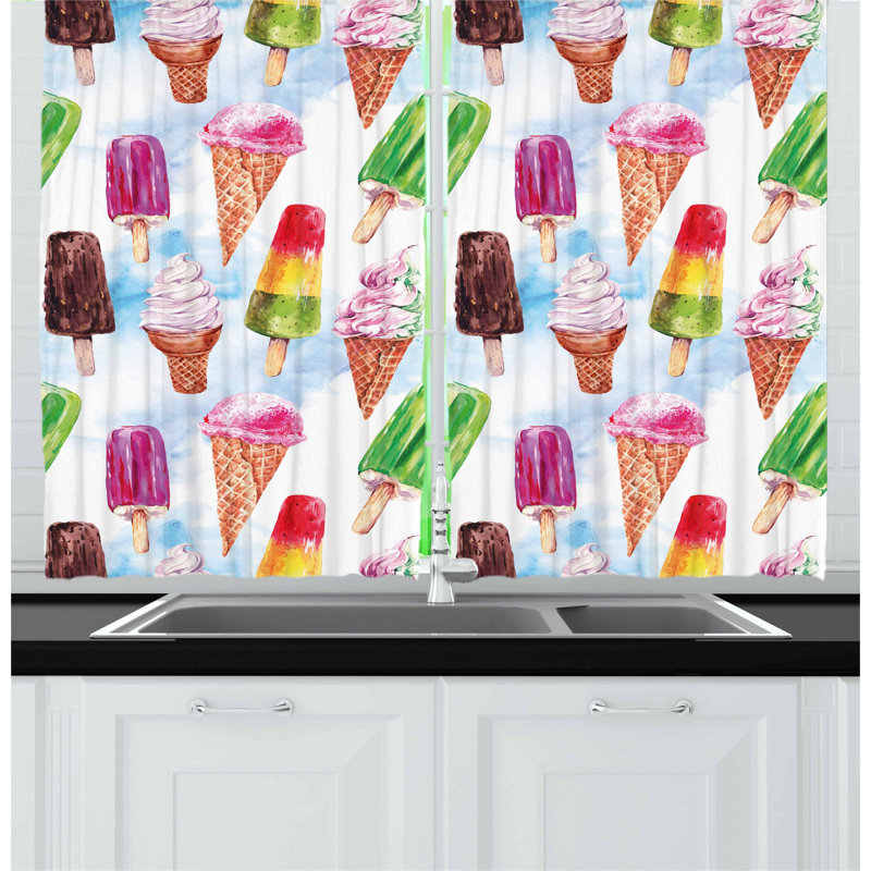 Pointed Kitchen Curtain