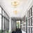 3-light Crystal Flush Mount