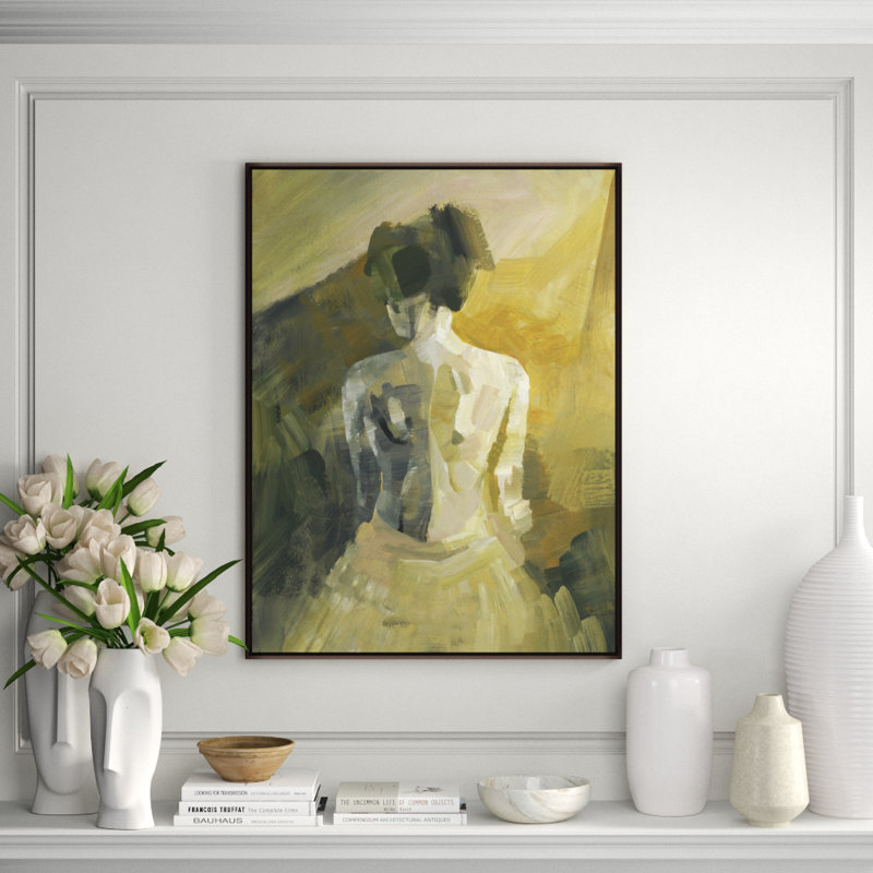Voice In Distance Print by Jean Kenna, Brush Gel Framed, 41.5" H x 31.5" W x 1.5" D