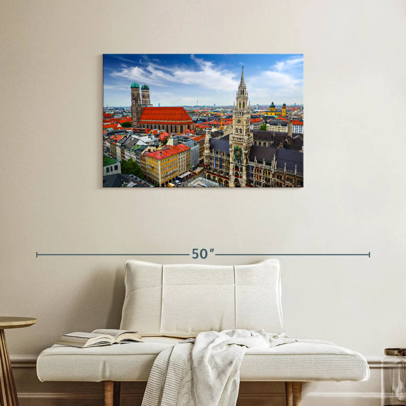 Rorry Munich Cityscape, 24" H x 36" W