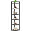 Bibliothèque d'angle en acier Melahat H 70,86 "x l 15,75"-450610245