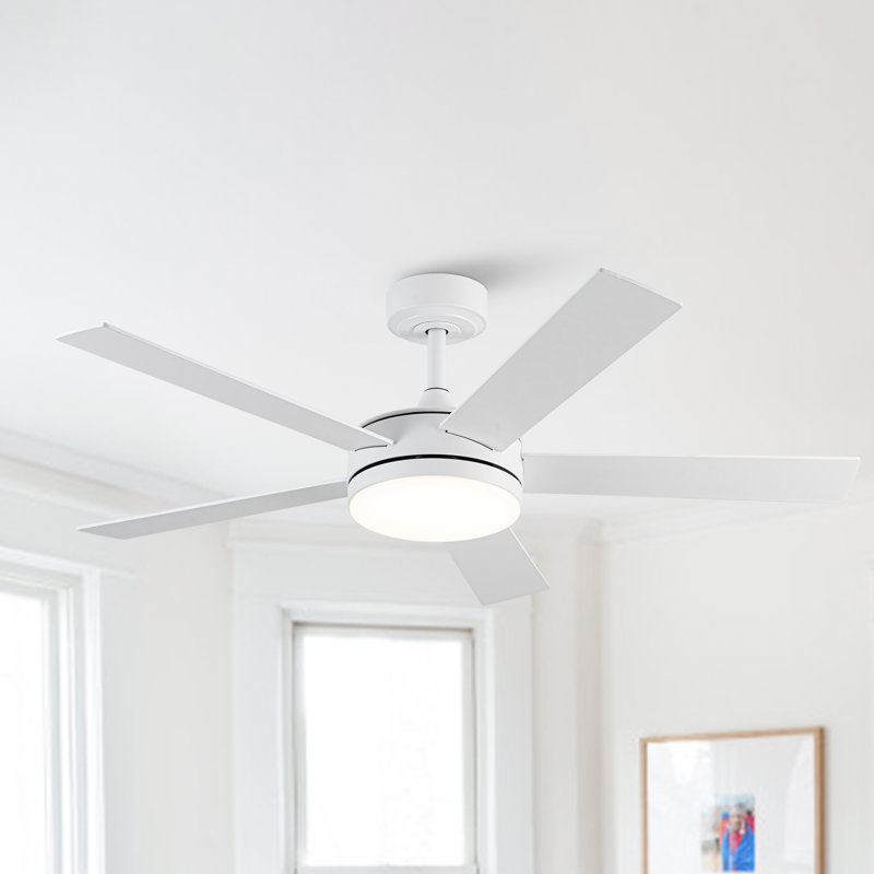Vaczon 48" Modern Smart Dimmable Ceiling Fan with 3CCT LED Lights, 6-Speed Reversible DC Motor, Timer, Remote and App Control